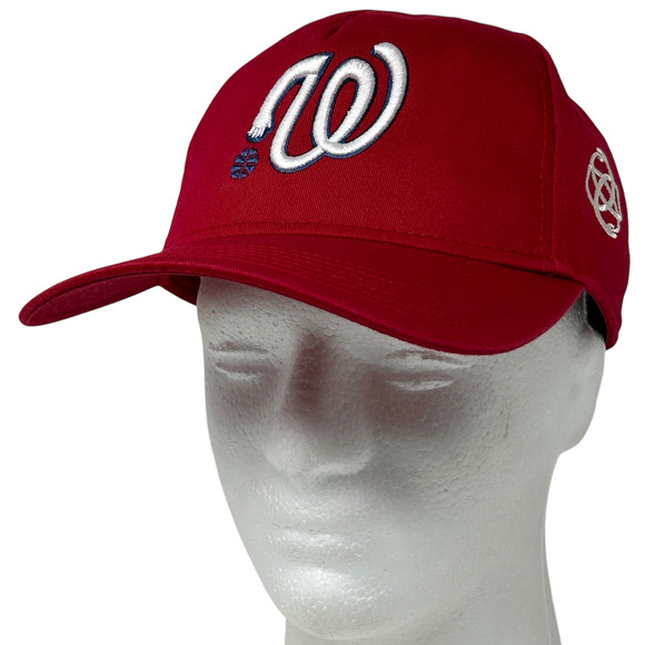 Washington Nationals x Wizards Hat Baseball Cap Reference Brand Basketball Red - Picture 1 of 15